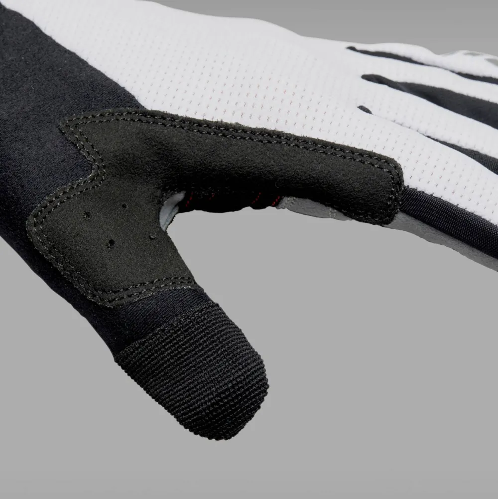 Gripgrab Shark Padded Full Finger Glove White