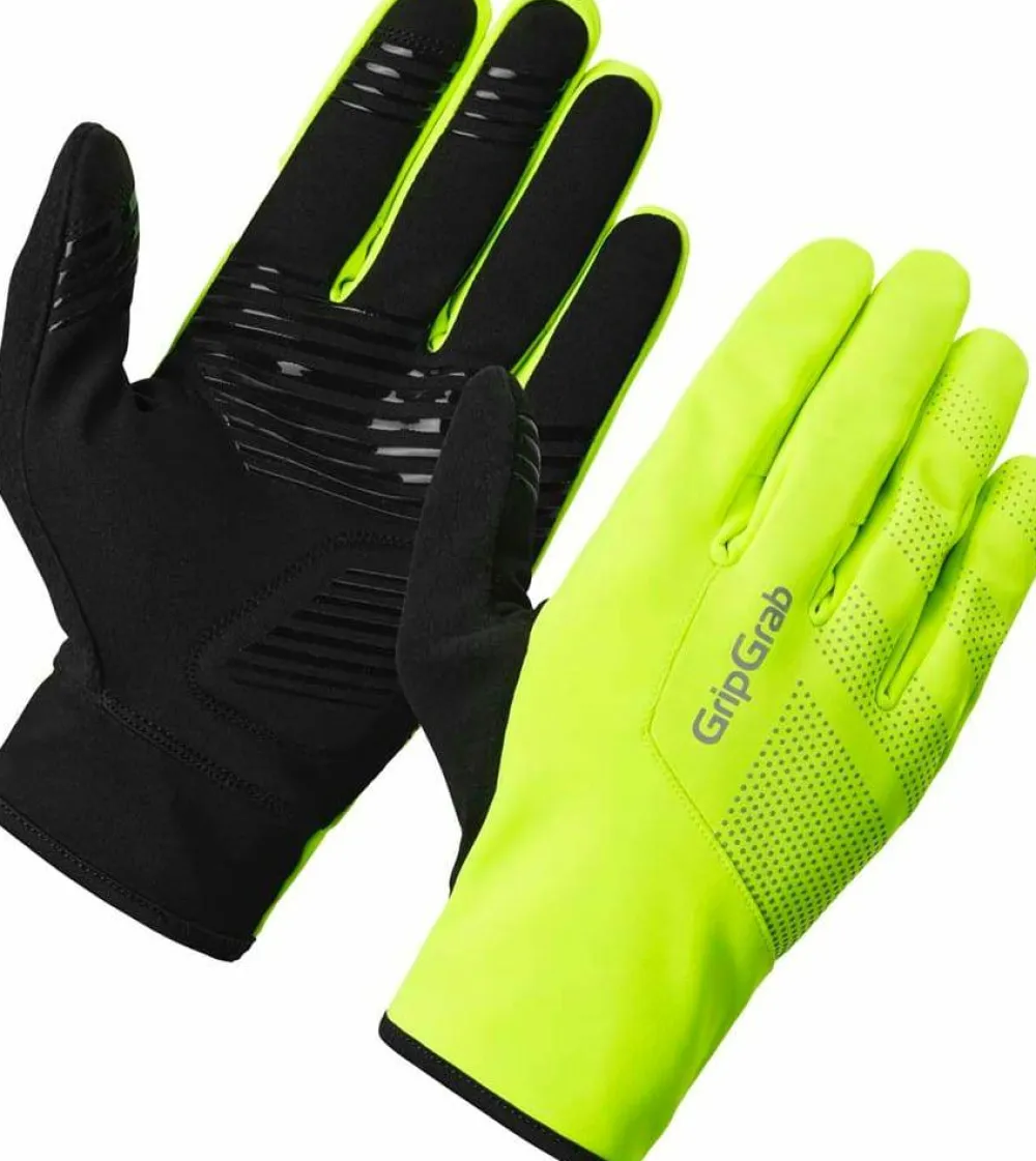 Gripgrab Unisec Ride 2 Windproof Spring-Autumn Gloves Yellow Hi-Vis Outlet