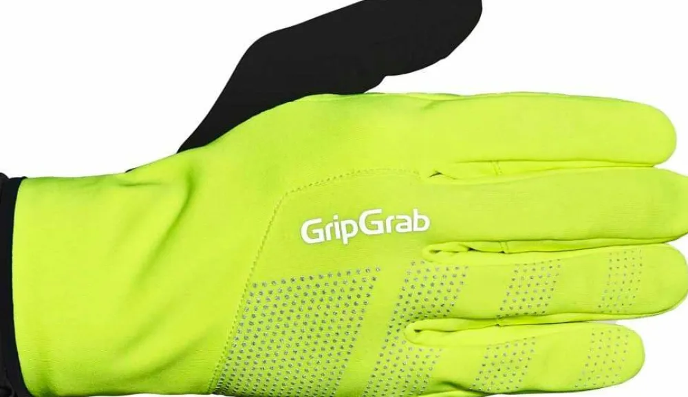 Gripgrab Unisec Ride 2 Windproof Spring-Autumn Gloves Yellow Hi-Vis Outlet