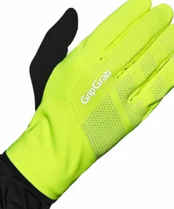Gripgrab Unisec Ride 2 Windproof Spring-Autumn Gloves Yellow Hi-Vis Outlet