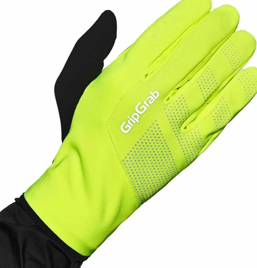Gripgrab Unisec Ride 2 Windproof Spring-Autumn Gloves Yellow Hi-Vis Outlet