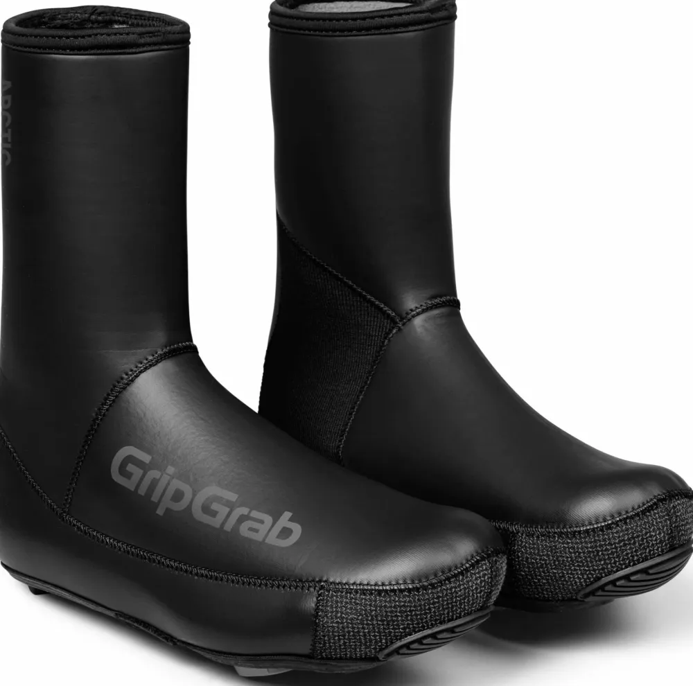 Gripgrab Unisex Arctic 2 Waterproof Deep Winter Road Shoe Covers Black Hot