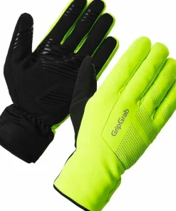 Gripgrab Unisex Ride 2 Waterproof Winter Gloves Yellow Hi-Vis Clearance