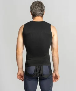Gripgrab Unisex PACR Spring-Autumn Seamless Sleeveless Base Layer Black