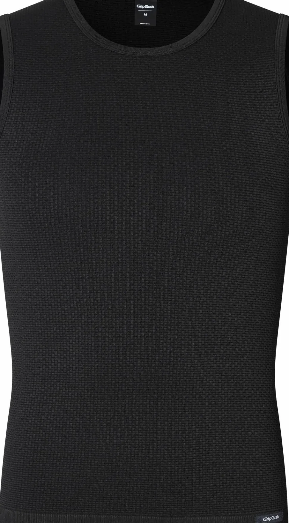 Gripgrab Unisex PACR Spring-Autumn Seamless Sleeveless Base Layer Black