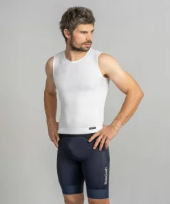 Gripgrab Unisex PACR Ultralight Seamless Sleeveless Base Layer White