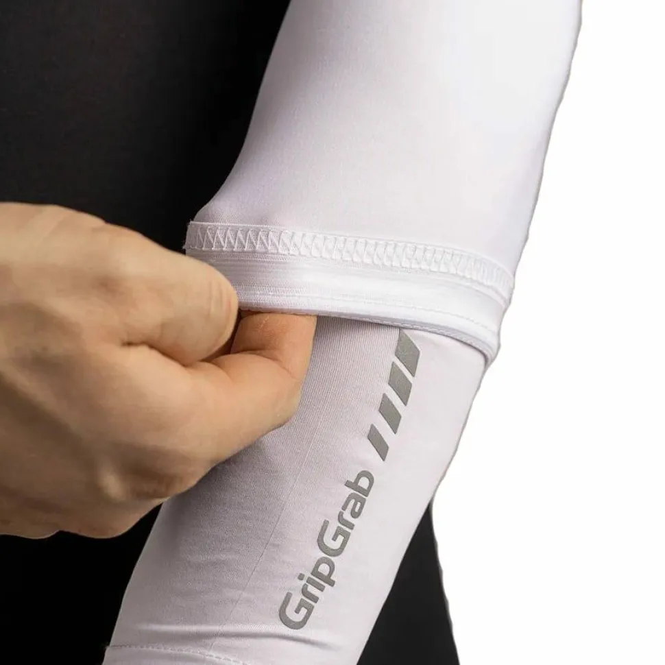 Gripgrab Upf 50+ Uv Protect Arm Sleeves White