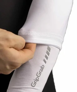 Gripgrab Upf 50+ Uv Protect Arm Sleeves White Hot