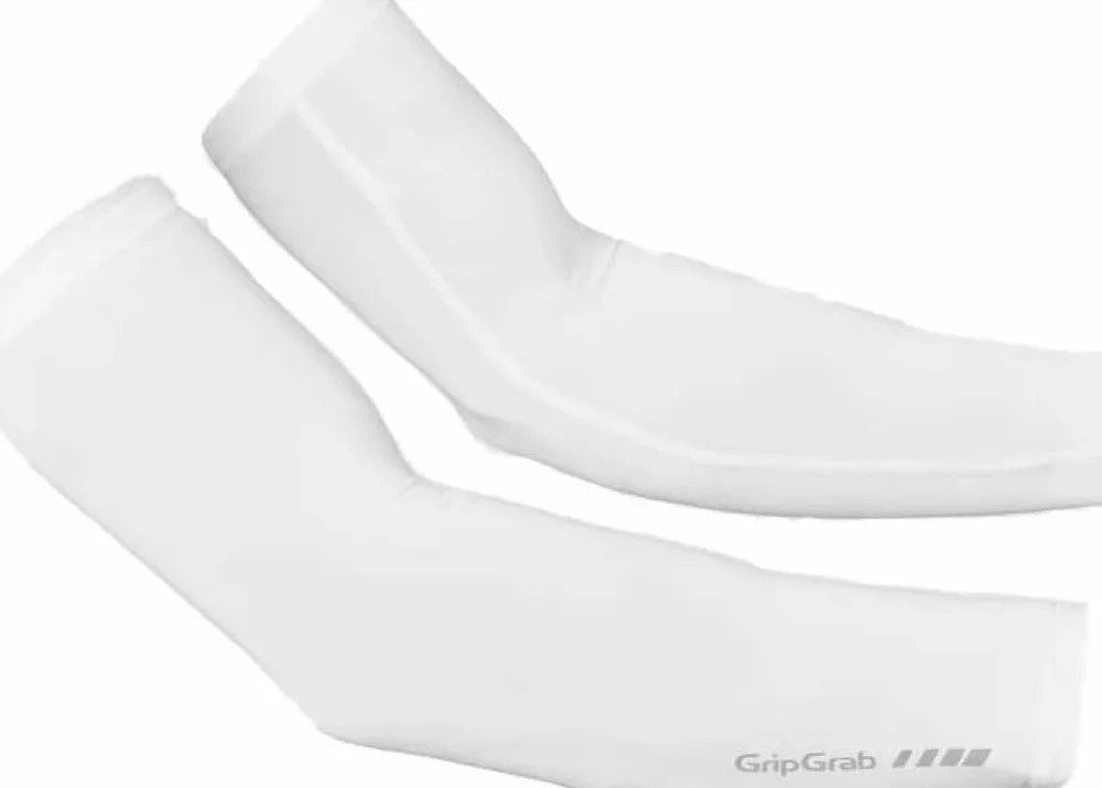 Gripgrab Upf 50+ Uv Protect Arm Sleeves White Hot
