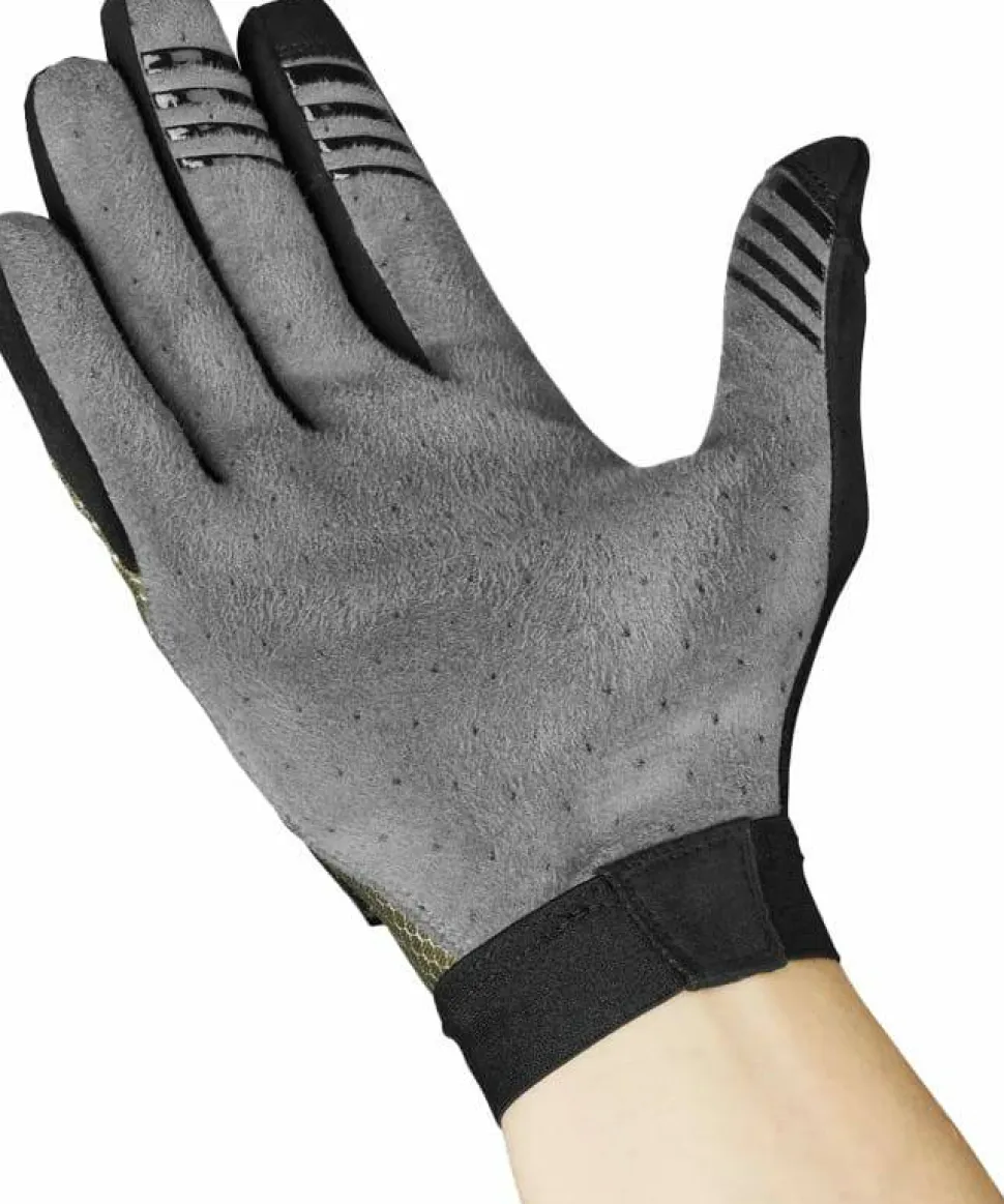Gripgrab Vertical 2 Insidegrip™ Full Finger Summer Gloves Olive Green