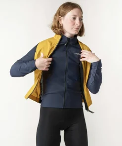 Gripgrab Women's PACR Windproof Lightweight Vest Mustard Yellow Best