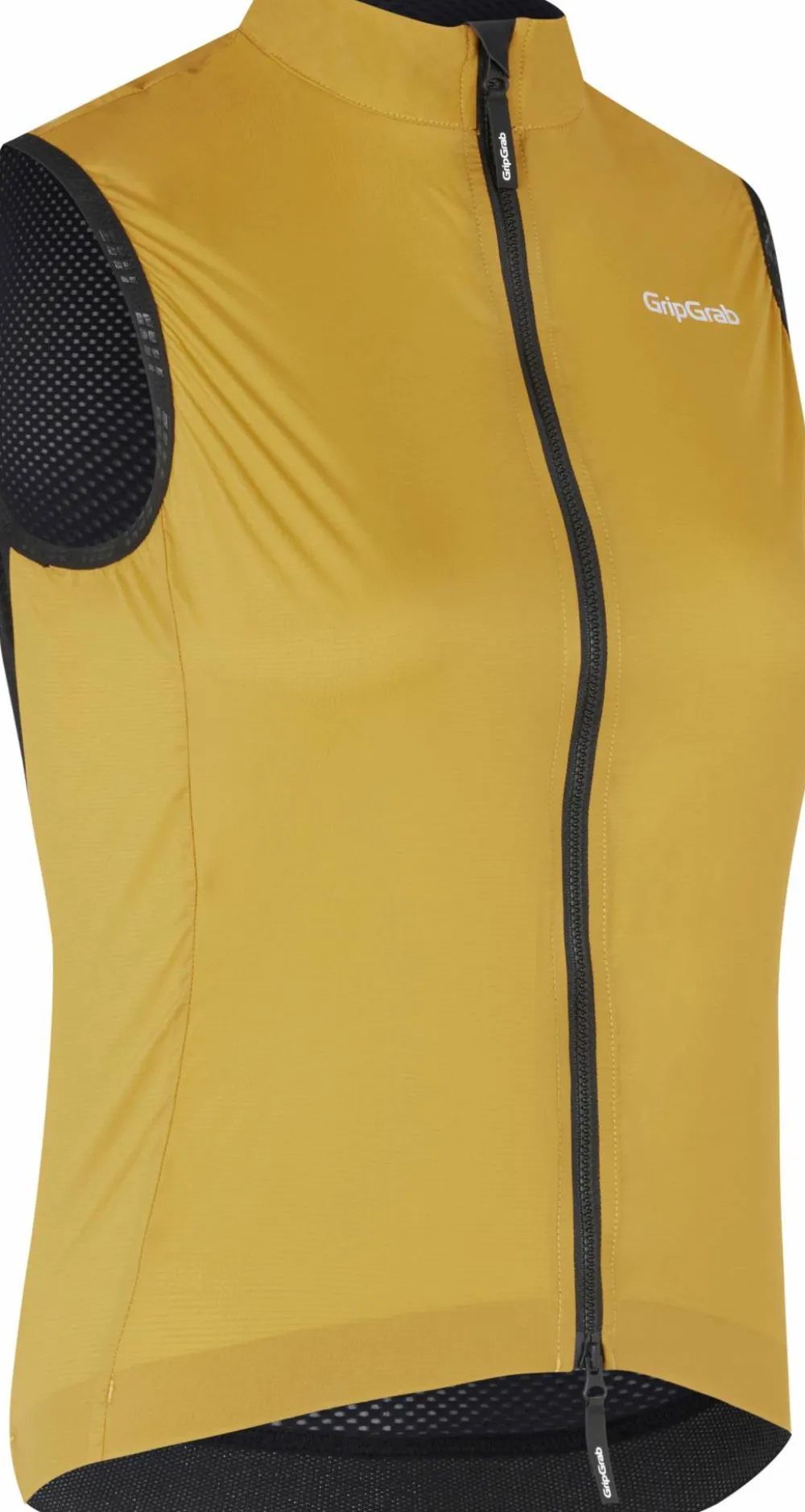 Gripgrab Women's PACR Windproof Lightweight Vest Mustard Yellow Best