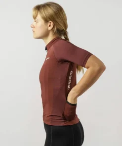 Gripgrab Women's Ride Short Sleeve Jersey Dark Red Online