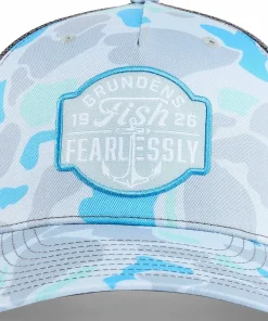 Grundéns Fish Fearlessly Trucker Salt Camo Clearance