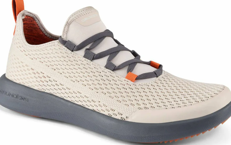 Grundéns Men's Crosscurrent Boat Shoe Bone White