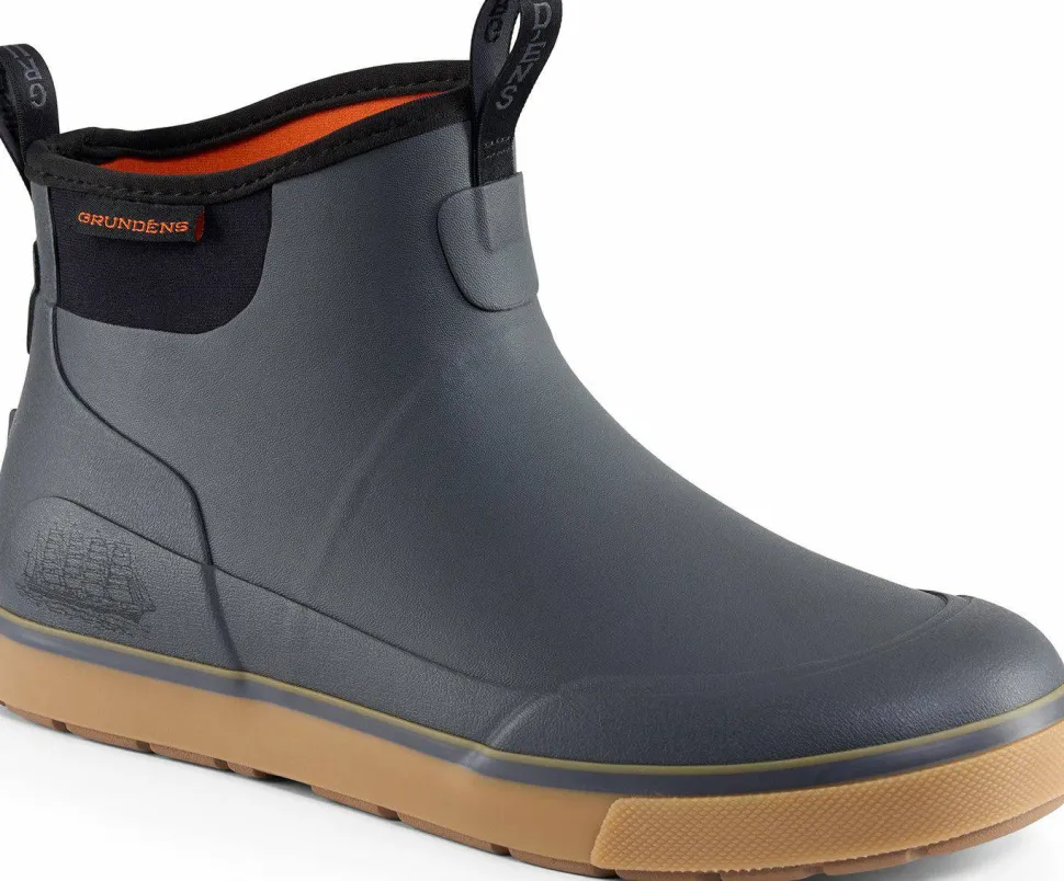 Grundéns Men's Deck Boss Ankle Boot Grey/black