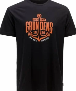 Best Men's Logo Anchor Short Sleeve T-Shirt Fiske