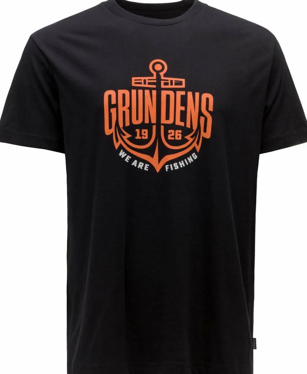 Best Men's Logo Anchor Short Sleeve T-Shirt Fiske