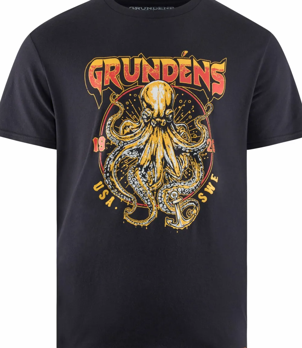 Best Men's Rocktopus Ss T-Shirt Fiske