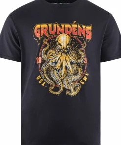 Grundéns Men's Rocktopus Ss T-Shirt Black Hot
