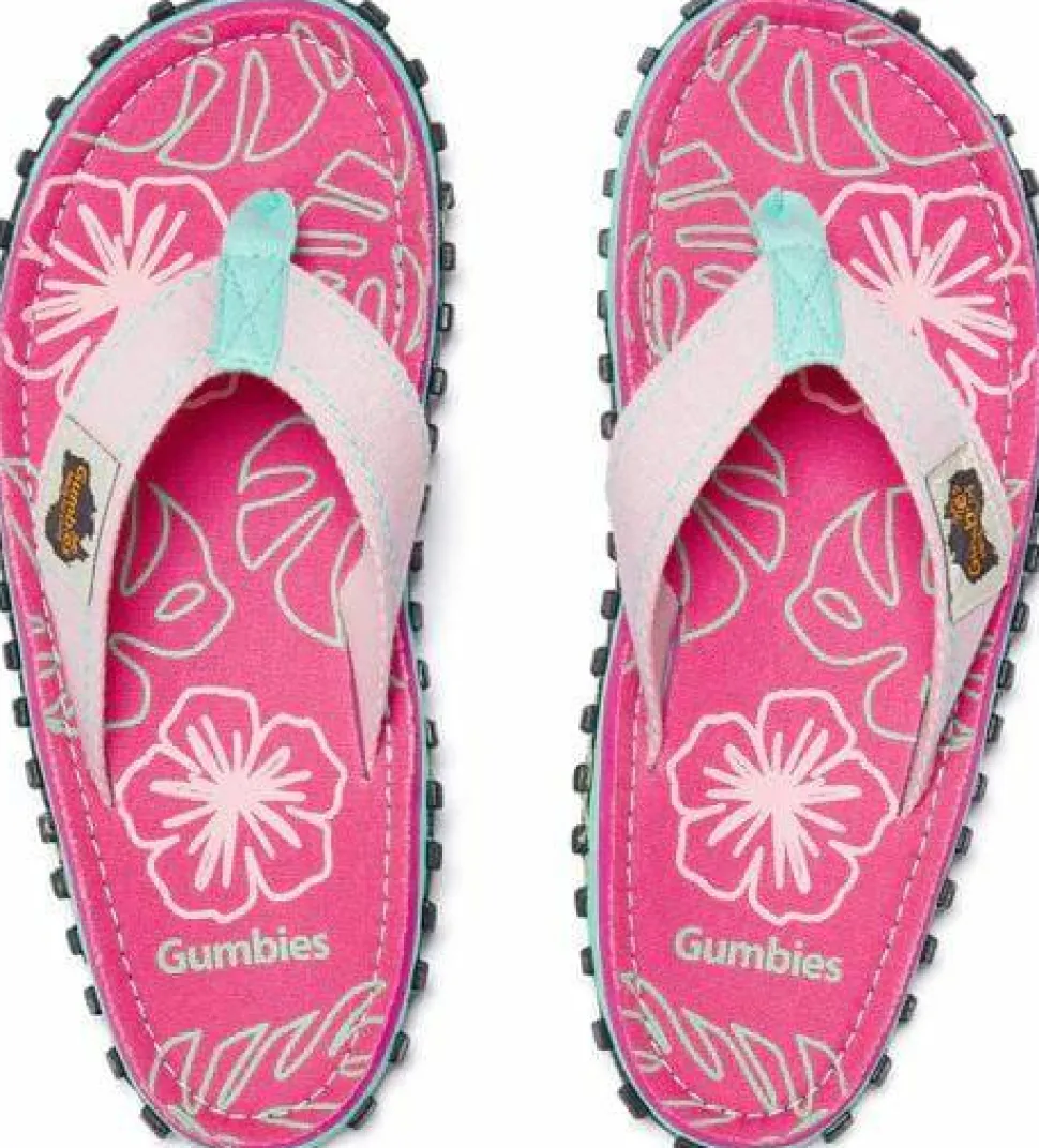 Gumbies Unisex Islander Blush Hibiscus