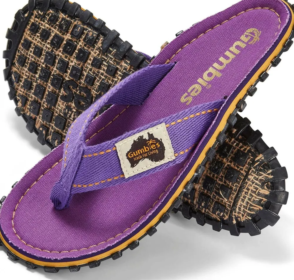 Gumbies Unisex Islander Classic Purple Sale