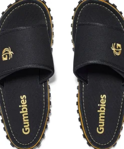 Gumbies Unisex Strider Slides Black