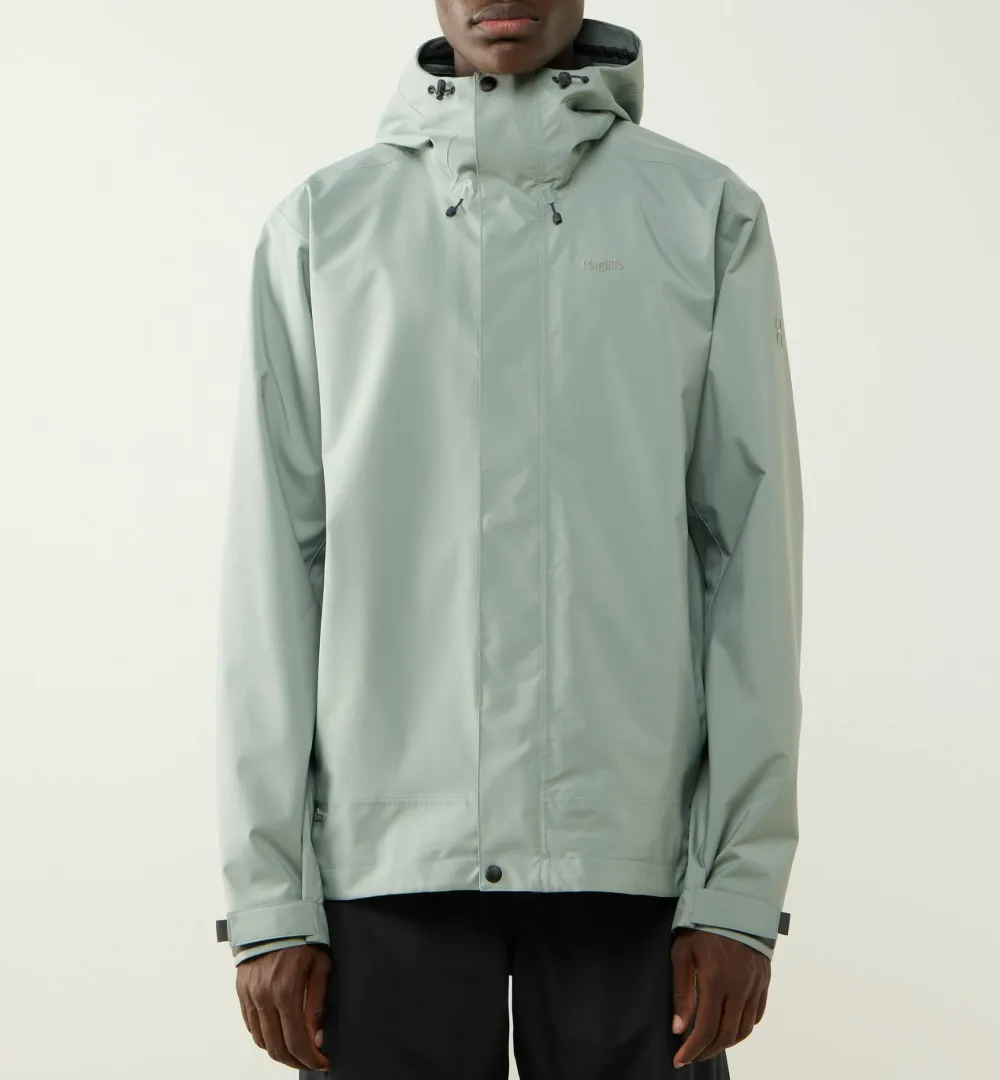 Haglöfs Men's Breeze Proof Jacket Dew Green Outlet