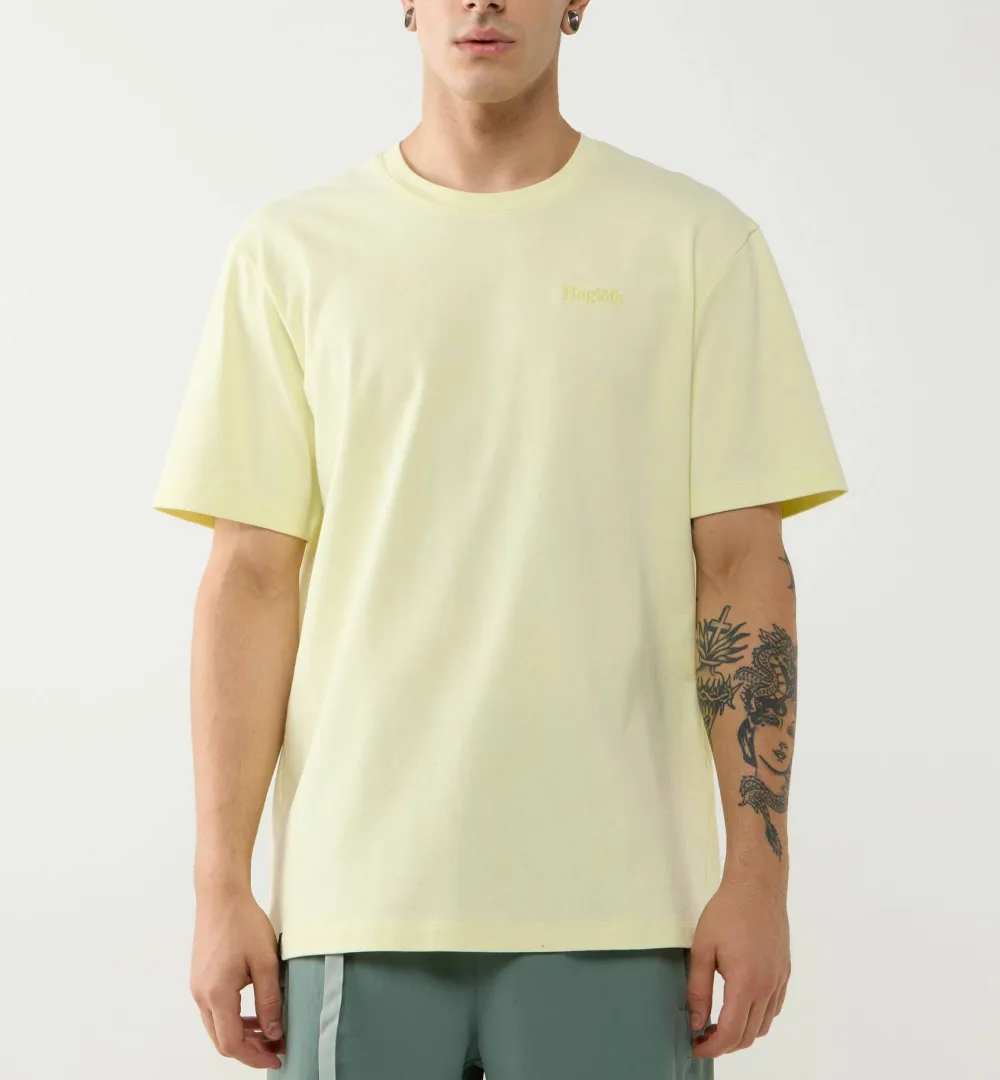 Haglöfs Men's Tee Yellow Rise Clearance