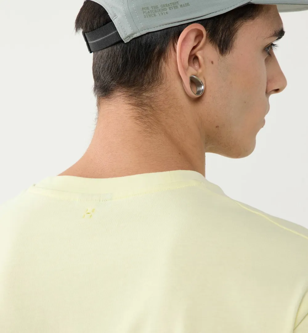 Haglöfs Men's Tee Yellow Rise Clearance