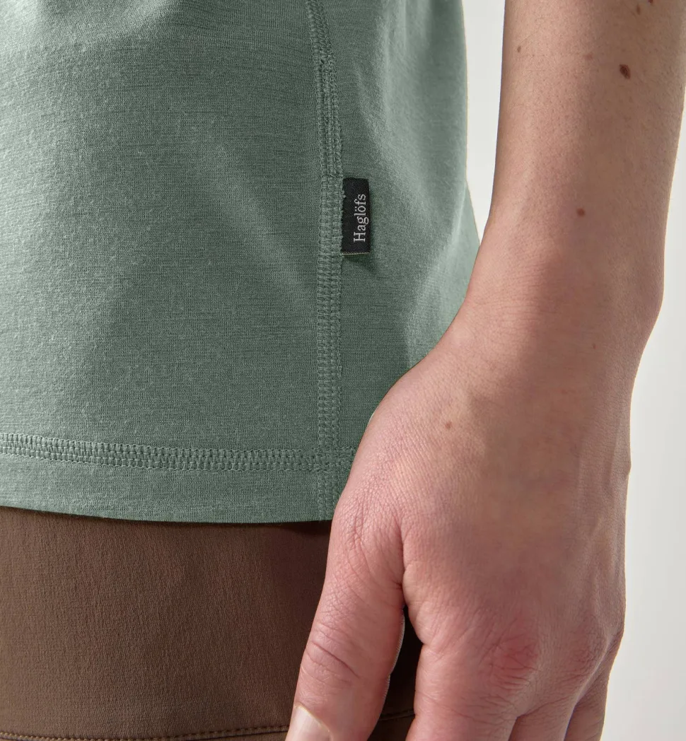 Haglöfs Men's Kaise Wool Tee Dew Green