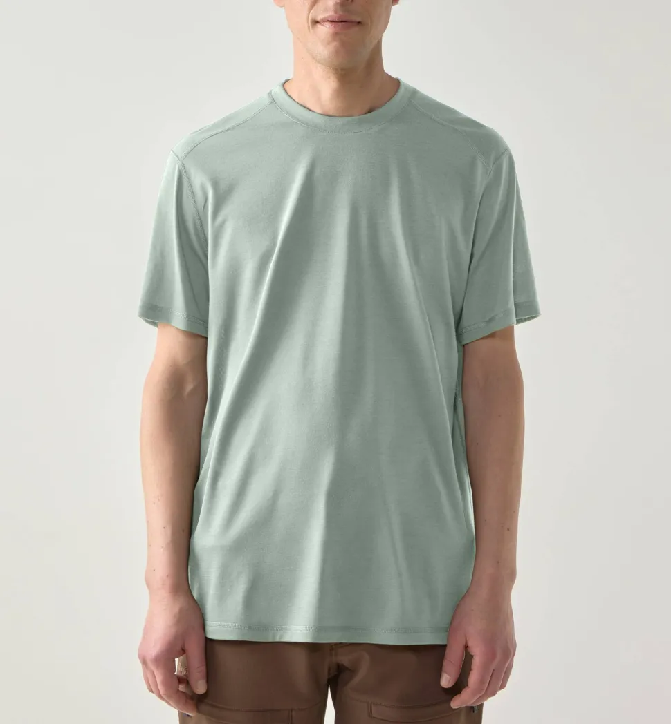 Haglöfs Men's Kaise Wool Tee Dew Green