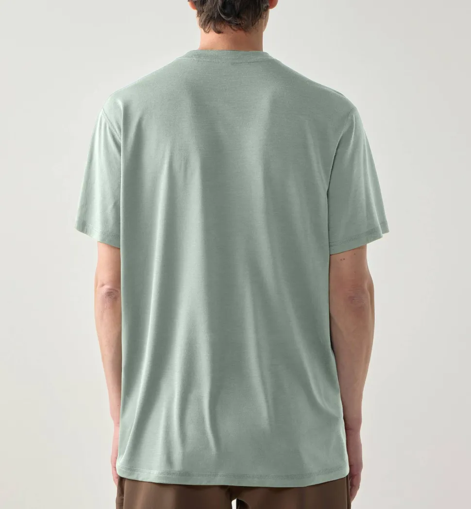 Haglöfs Men's Kaise Wool Tee Dew Green