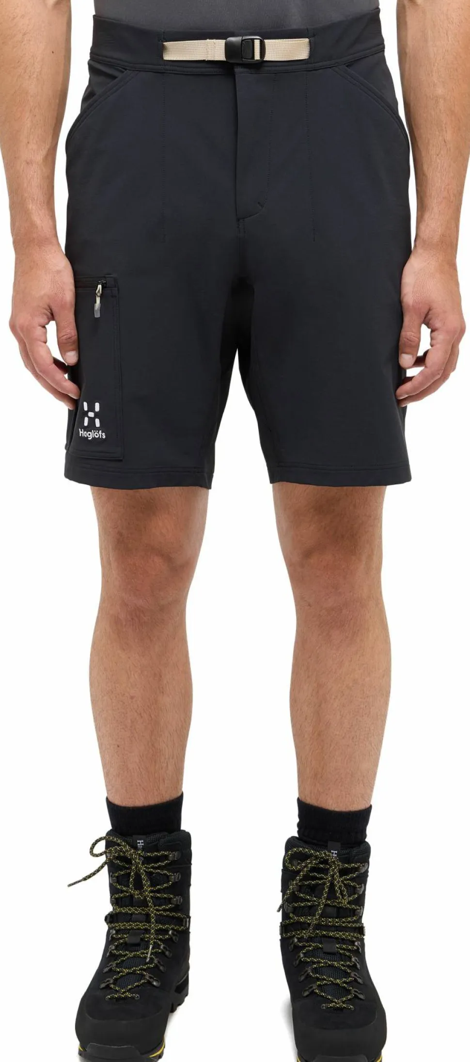 Haglöfs Men's Lizard Softshell Shorts True Black
