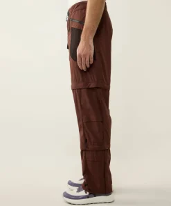 Haglöfs Men's Solis Zip Off Pant Maroon Trail