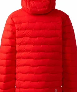 Haglöfs Men's Spitz Down Hood Tech Red Hot