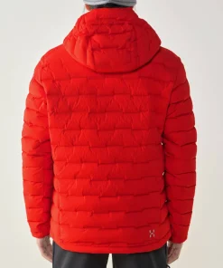 Haglöfs Men's Spitz Down Hood Tech Red Hot