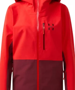 Haglöfs Women's Alper Proof Jacket Tech Red/Carmine Red Sale