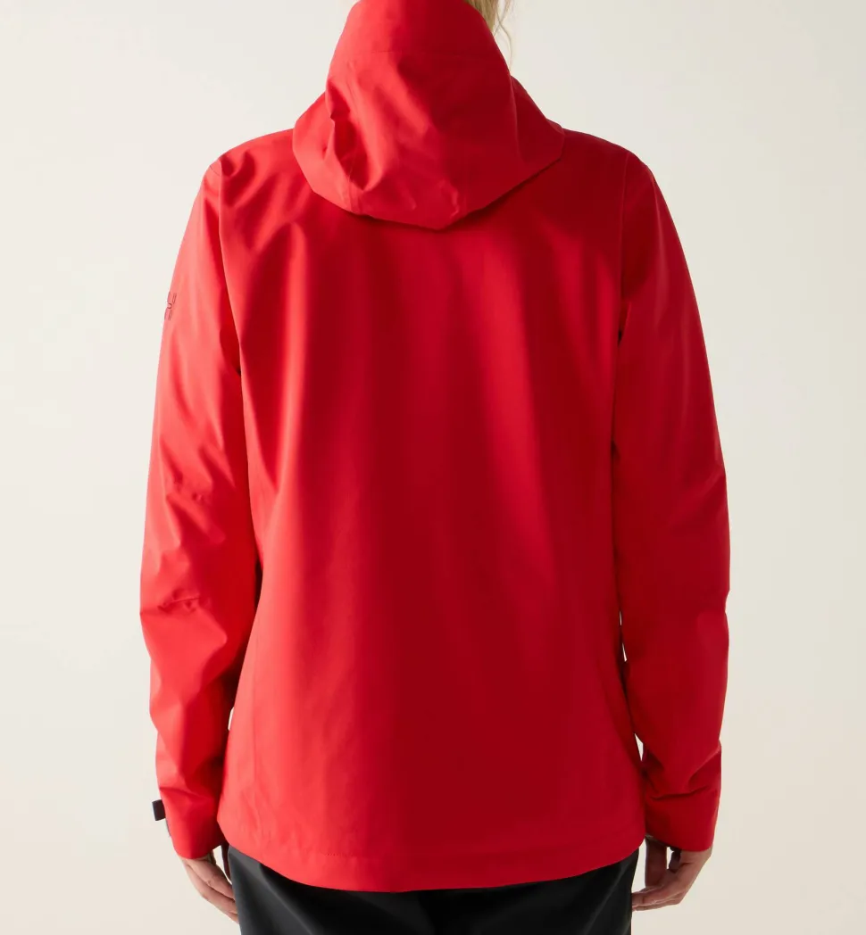 Haglöfs Women's Breeze Proof Jacket Bright Red