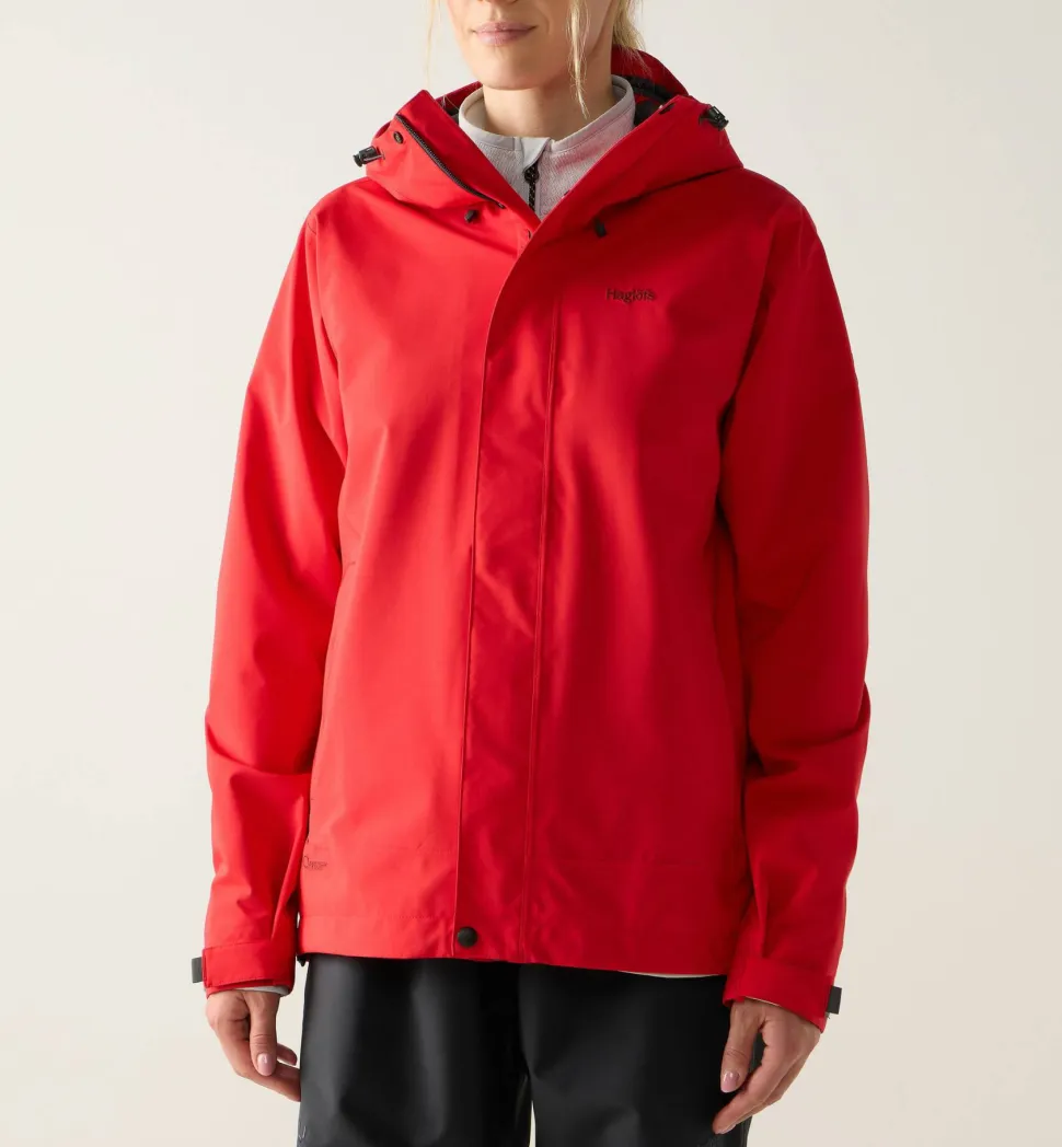 Haglöfs Women's Breeze Proof Jacket Bright Red