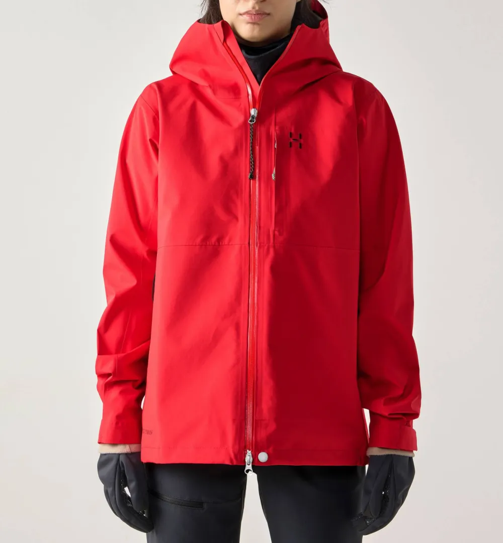 Haglöfs Women's Front Proof II Jacket Bright Red New