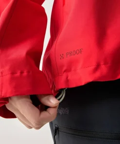 Haglöfs Women's Front Proof II Jacket Bright Red New