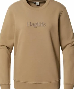 Haglöfs Women's Crewneck Oak Brown Discount