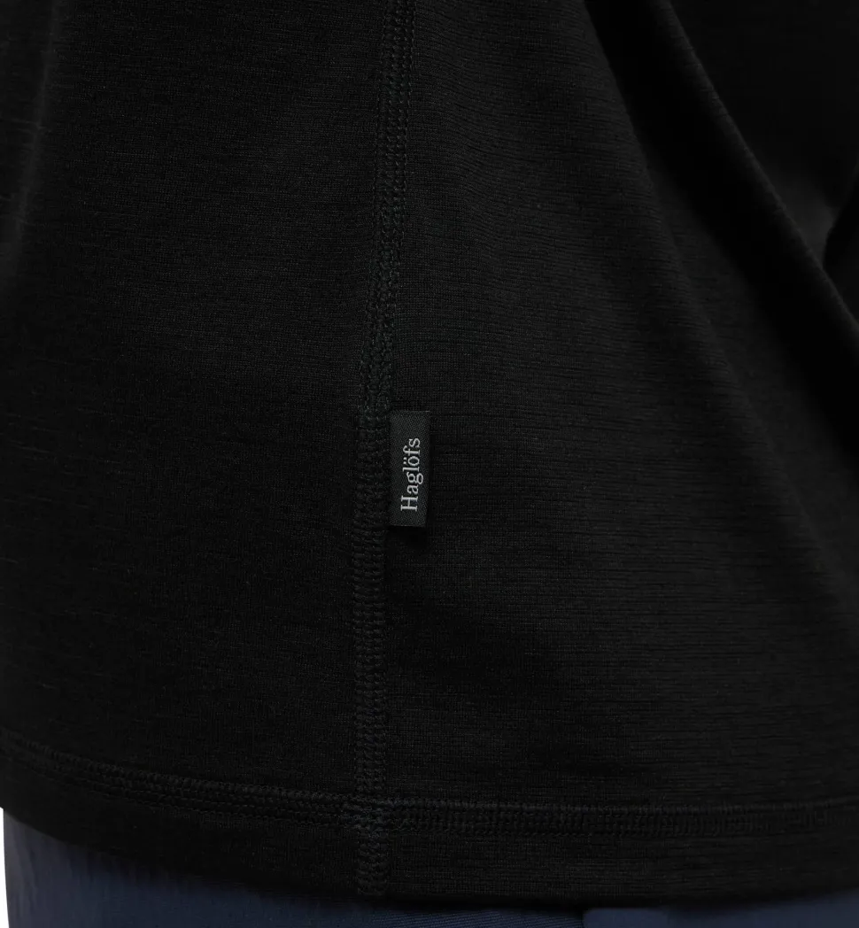Haglöfs Women's Kaise Wool Tee True Black