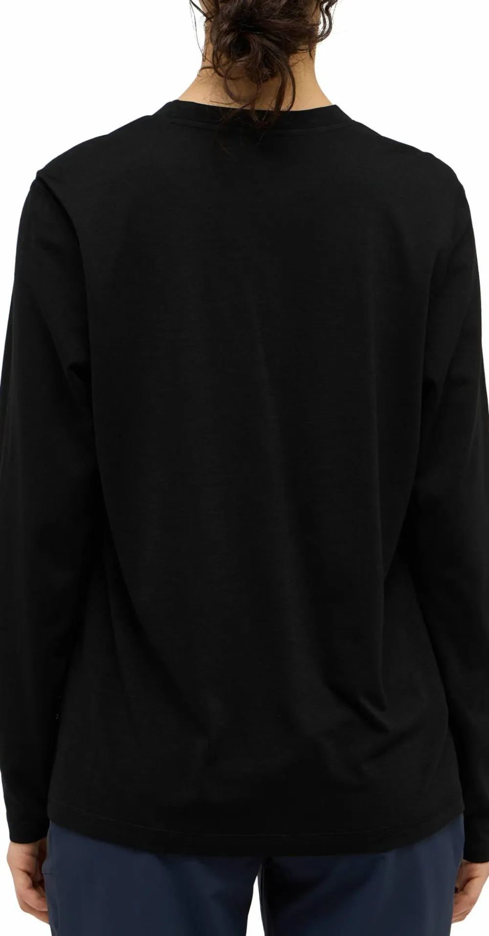 Haglöfs Women's Kaise Wool Long Sleeve Tee True Black Hot