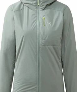 Haglöfs Women's L.I.M Mimic Barrier Hood Dew Green Hot