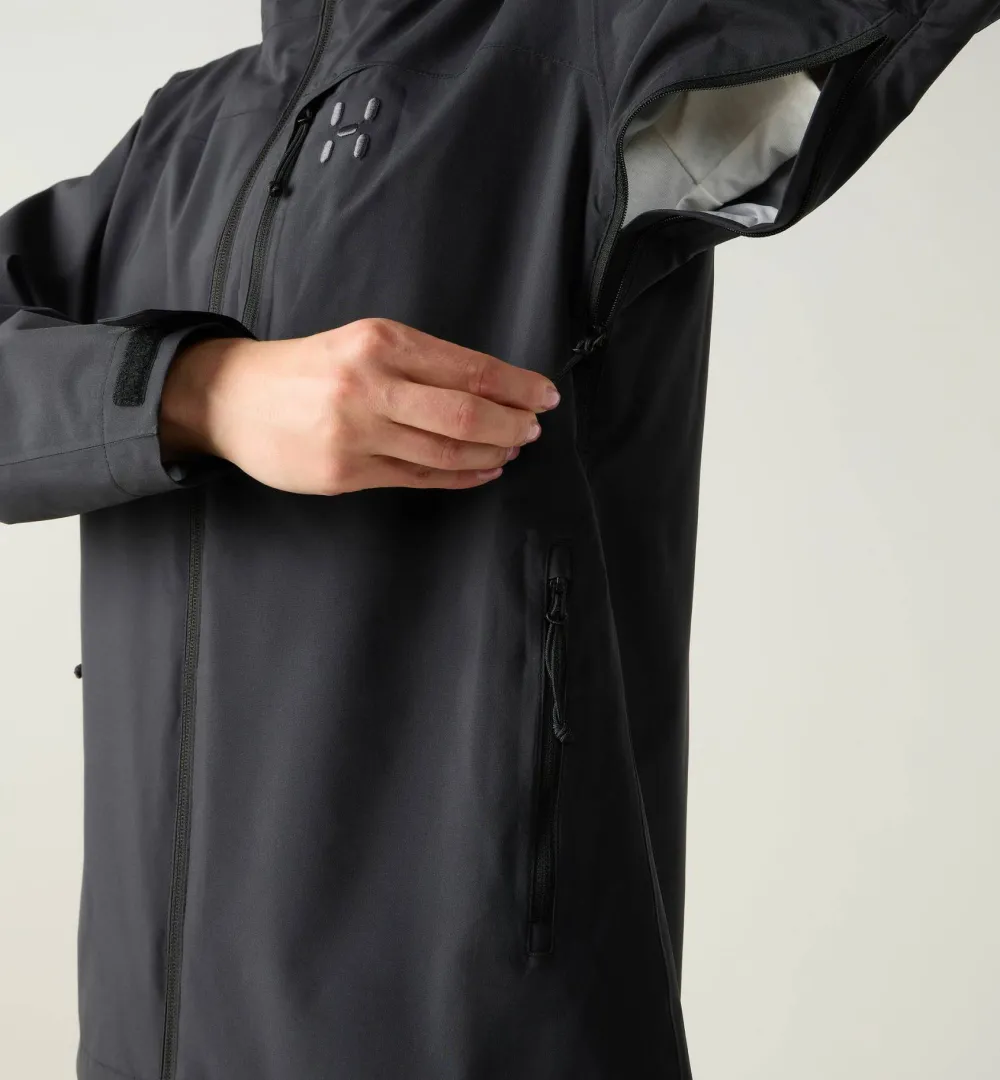 Haglöfs Women's Ozka Proof Jacket True Black New