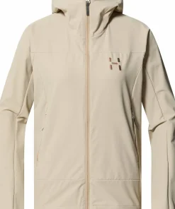 Haglöfs Women's Rosson Softshell Hood Chalk Beige Discount