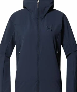 New Women's Rosson Softshell Hood Damjackor
