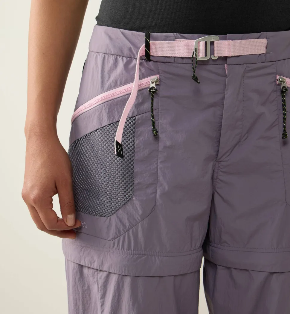 Haglöfs Women's Solis Zip Off Pant Purple Fog